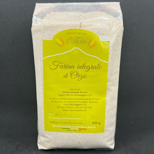 Farina di orzo biologico