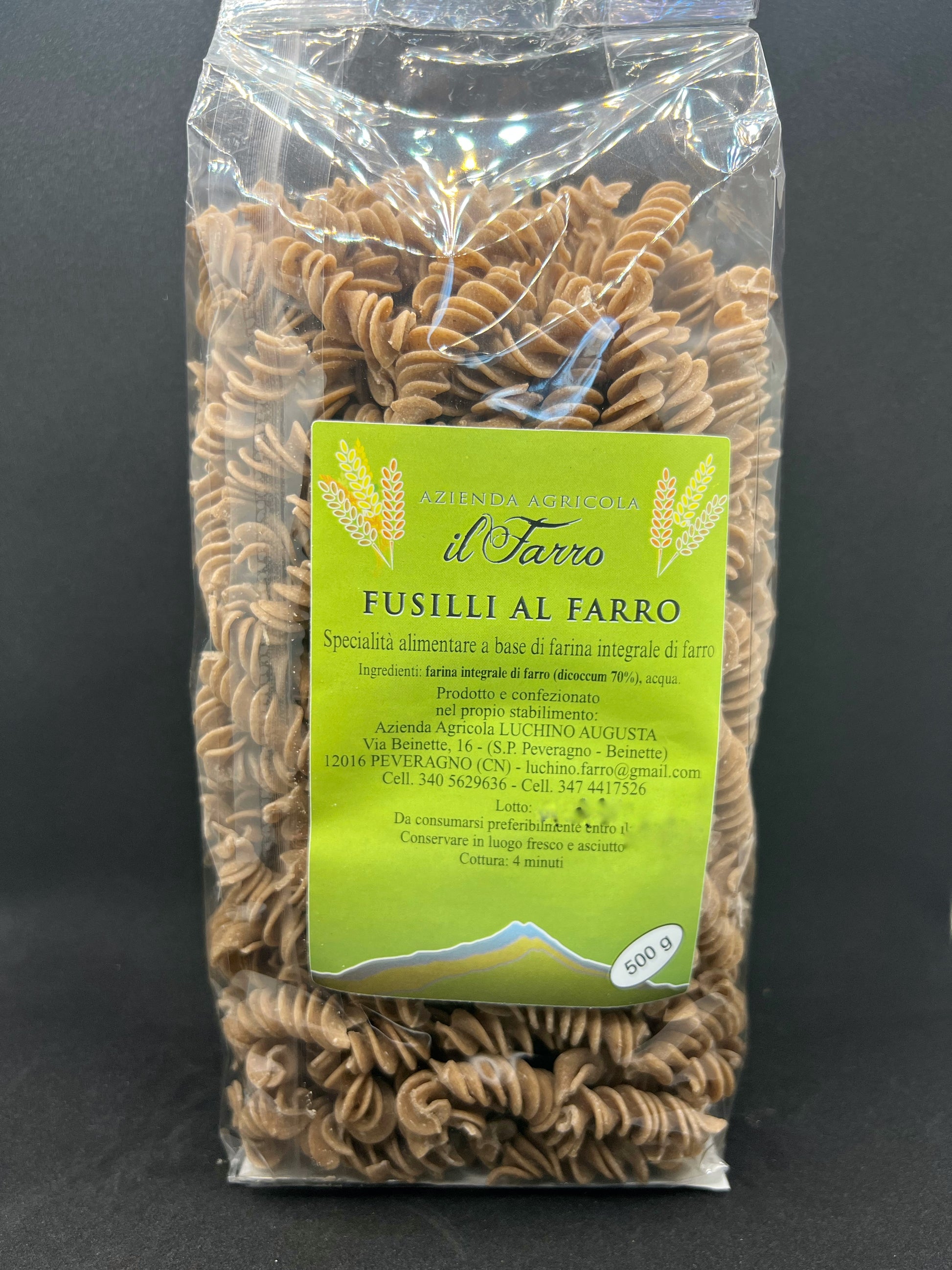 Fusilli di farro