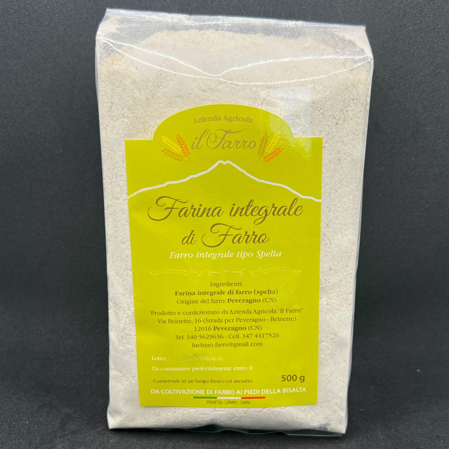 Farina di farro Spelta biologica