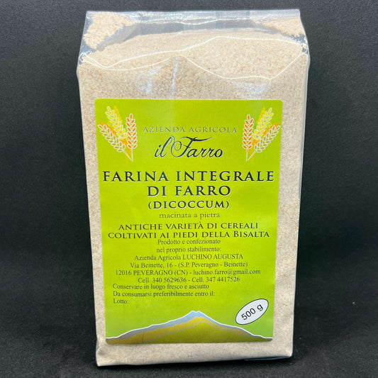 Farina di farro dicoccum biologica